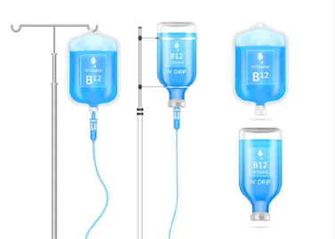 b12 injection cost compared to iv therapy pricing with iv bag and syringe