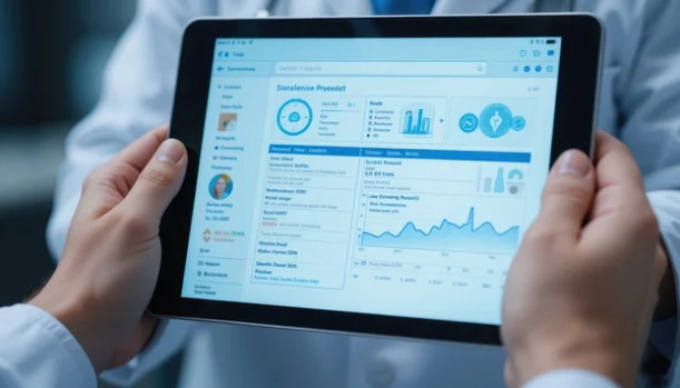 provider reviewing B12 injection dosage plan by condition with patient
