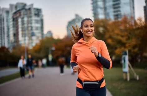 Person with increased energy after B12 injections working out